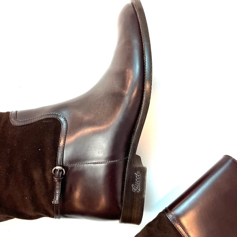 Gucci Suede Leather Riding boots, like new - Picture 8 of 13